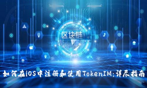 如何在iOS中注册和使用TokenIM:详尽指南